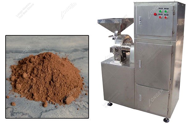 Electric Cocoa Powder Grinding Machine Stainless Steel